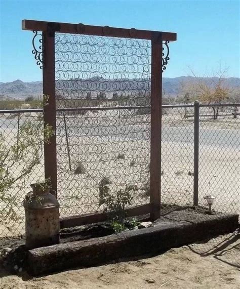 repurposed outdoor bed springs